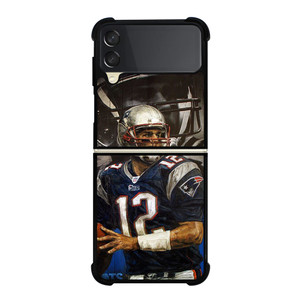 TOM BRADY NEW ENGLAND PATRIOTS NFL Samsung Galaxy Z Flip 3 Case Cover TOM BRADY NEW ENGLAND PATRIOTS NFL Samsung Galaxy Z Flip 3 Case Cover