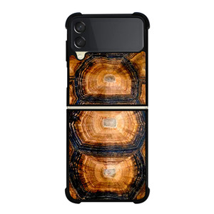 TORTOISE SHELL TEXTURES Samsung Galaxy Z Flip 3 Case Cover