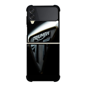 TRIUMPH MOTORCYCLE EMBLEM Samsung Galaxy Z Flip 3 Case Cover