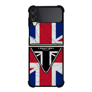 TRIUMPH MOTORCYCLE icon Samsung Galaxy Z Flip 3 Case Cover TRIUMPH MOTORCYCLE icon Samsung Galaxy Z Flip 3 Case Cover
