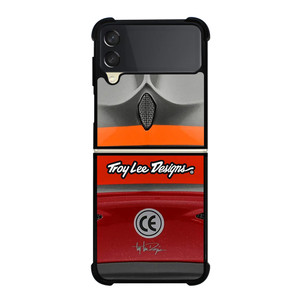TROY LEE DESIGNS SIGNATURE LOGO Samsung Galaxy Z Flip 3 Case Cover TROY LEE DESIGNS SIGNATURE LOGO Samsung Galaxy Z Flip 3 Case Cover