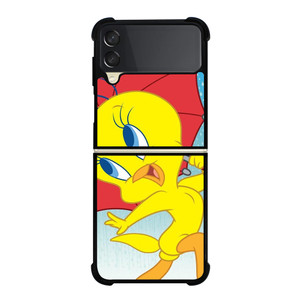 TWEETY BIRD AND UMBRELLA Samsung Galaxy Z Flip 3 Case Cover TWEETY BIRD AND UMBRELLA Samsung Galaxy Z Flip 3 Case Cover