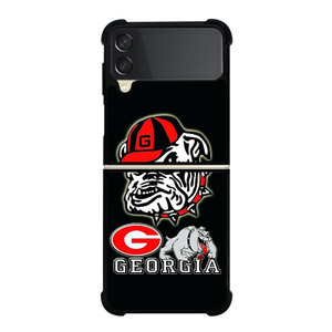 UNIVERSITY OF GEORGIA BULLDOGS ICON Samsung Galaxy Z Flip 3 Case Cover