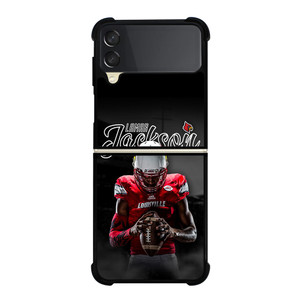 UNIVERSITY OF LOUISVILLE LAMAR JACKSON Samsung Galaxy Z Flip 3 Case Cover UNIVERSITY OF LOUISVILLE LAMAR JACKSON Samsung Galaxy Z Flip 3 Case Cover