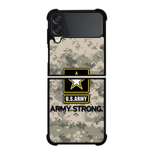 US ARMY ARMY STRONG CAMO Samsung Galaxy Z Flip 3 Case Cover