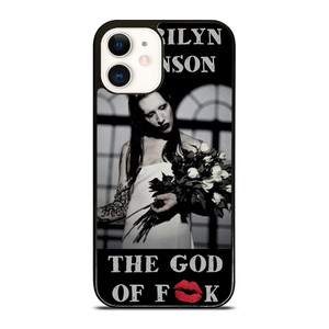 MARILYN MANSON THE GOD OF FUCK iPhone 12 Case Cover
