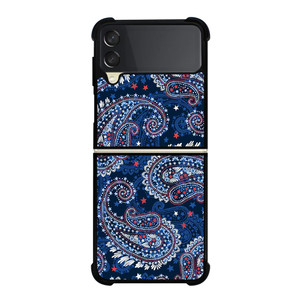 VERA BRADLEY BLUE PATTERN Samsung Galaxy Z Flip 3 Case Cover VERA BRADLEY BLUE PATTERN Samsung Galaxy Z Flip 3 Case Cover