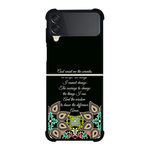 VERA BRADLEY QUOTES Samsung Galaxy Z Flip 3 Case Cover VERA BRADLEY QUOTES Samsung Galaxy Z Flip 3 Case Cover