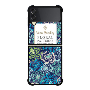 VERA BRADLEY VB FLORAL PATTERNS CB Samsung Galaxy Z Flip 3 Case Cover