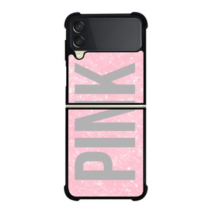 VICTORIA'S SECRET PINK SPARKLE LOGO Samsung Galaxy Z Flip 3 Case Cover VICTORIA'S SECRET PINK SPARKLE LOGO Samsung Galaxy Z Flip 3 Case Cover