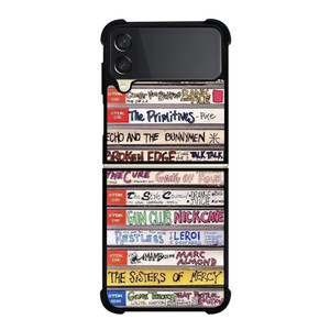 VINTAGE CASETTE COLLAGE Samsung Galaxy Z Flip 3 Case Cover