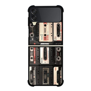VINTAGE MIXTAPE COLLAGE Samsung Galaxy Z Flip 3 Case Cover VINTAGE MIXTAPE COLLAGE Samsung Galaxy Z Flip 3 Case Cover