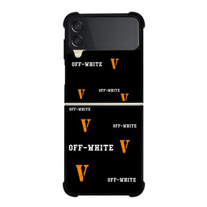 VLONE X OFF WHITE Samsung Galaxy Z Flip 3 Case Cover VLONE X OFF WHITE Samsung Galaxy Z Flip 3 Case Cover