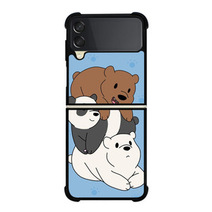 WE BARE BEARS CUTE CARTOON Samsung Galaxy Z Flip 3 Case Cover WE BARE BEARS CUTE CARTOON Samsung Galaxy Z Flip 3 Case Cover