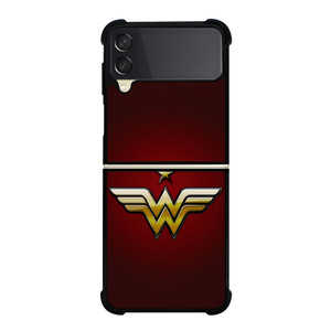 WONDER WOMAN LOGO DC Samsung Galaxy Z Flip 3 Case Cover WONDER WOMAN LOGO DC Samsung Galaxy Z Flip 3 Case Cover