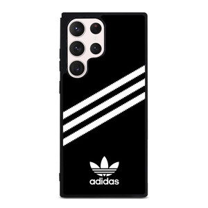 ADIDAS ORIGINALS STRIPES BLACK WHITE Samsung Galaxy S23 Ultra Case Cover