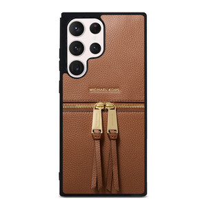 MICHAEL KORS MK LOGO BACKPACK BAG BROWN Samsung Galaxy S23 Ultra Case Cover