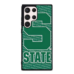 MICHIGAN STATE SPARTANS LOGO FOOTBALL EMBLEM Samsung Galaxy S23 Ultra Case Cover