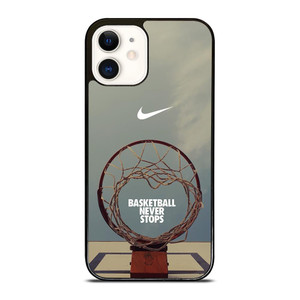 NIKE BASKETBALL NEVER STOPS RING iPhone 12 Case Cover