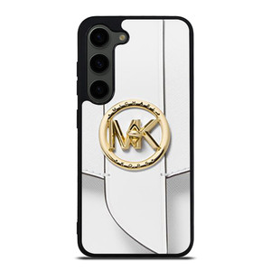 MICHAEL KORS LOGO MK WHITE HAND BAG EMBLEM Samsung Galaxy S23 Plus Case Cover