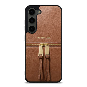 MICHAEL KORS MK LOGO BACKPACK BAG BROWN Samsung Galaxy S23 Plus Case Cover
