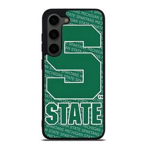 MICHIGAN STATE SPARTANS LOGO FOOTBALL EMBLEM Samsung Galaxy S23 Plus Case Cover