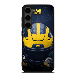 MICHIGAN WOLVERINES HELMET COLLEGE FOOTBALL TEAM Samsung Galaxy S23 Plus Case Cover