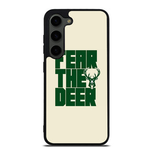 MILWAUKEE BUCKS LOGO BASKETBALL FEAR THE DEER Samsung Galaxy S23 Plus Case Cover