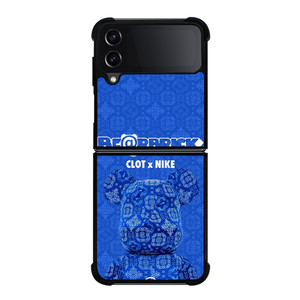 BEARBRICK CLOT X NIKE BLUE Samsung Galaxy Z Flip 4 Case Cover BEARBRICK CLOT X NIKE BLUE Samsung Galaxy Z Flip 4 Case Cover