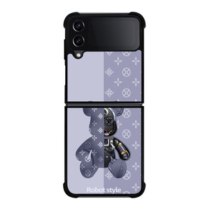 BEARBRICK ROBOT STYLE COOL BEAR Samsung Galaxy Z Flip 4 Case Cover BEARBRICK ROBOT STYLE COOL BEAR Samsung Galaxy Z Flip 4 Case Cover