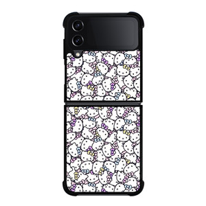 HELLO KITTY COLLAGE Samsung Galaxy Z Flip 4 Case Cover HELLO KITTY COLLAGE Samsung Galaxy Z Flip 4 Case Cover