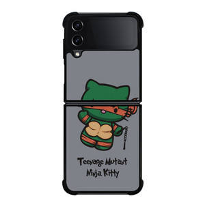 HELLO KITTY TMNT TEENAGE MUTANT NINJA KITTY Samsung Galaxy Z Flip 4 Case Cover HELLO KITTY TMNT TEENAGE MUTANT NINJA KITTY Samsung Galaxy Z Flip 4 Case Cover