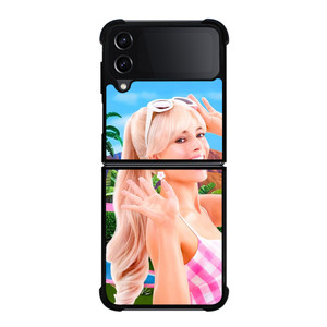 MARGOT ROBBIE BARBIE MOVIE Samsung Galaxy Z Flip 4 Case Cover MARGOT ROBBIE BARBIE MOVIE Samsung Galaxy Z Flip 4 Case Cover