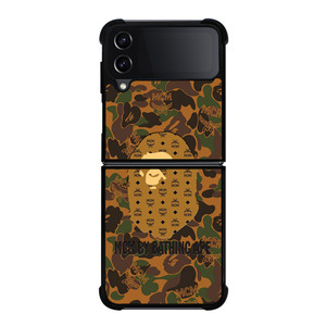 MCM BY BATHING APE CAMO Samsung Galaxy Z Flip 4 Case Cover MCM BY BATHING APE CAMO Samsung Galaxy Z Flip 4 Case Cover