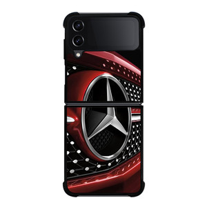 MERCEDES BENZ LOGO RED ICON Samsung Galaxy Z Flip 4 Case Cover MERCEDES BENZ LOGO RED ICON Samsung Galaxy Z Flip 4 Case Cover