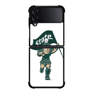 MICHIGAN STATE SPARTANS LOGO FOOTBALL MASCOT Samsung Galaxy Z Flip 4 Case Cover MICHIGAN STATE SPARTANS LOGO FOOTBALL MASCOT Samsung Galaxy Z Flip 4 Case Cover