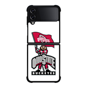OHIO STATE BUCKEYES LOGO FOOTBALL MASKOT Samsung Galaxy Z Flip 4 Case Cover OHIO STATE BUCKEYES LOGO FOOTBALL MASKOT Samsung Galaxy Z Flip 4 Case Cover