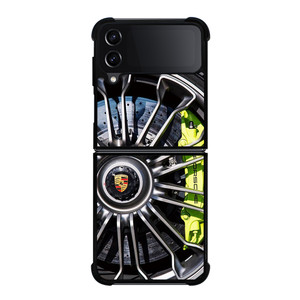 PORSCHE CAR ICON WHEEL LOGO Samsung Galaxy Z Flip 4 Case Cover