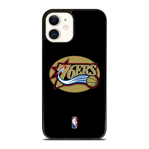 PHILADELPHIA 76ERS NBA GOLD LOGO iPhone 12 Case Cover PHILADELPHIA 76ERS NBA GOLD LOGO iPhone 12 Case Cover