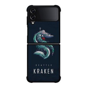 SEATTLE KRAKEN HOCKEY TEAM LOGO Samsung Galaxy Z Flip 4 Case Cover SEATTLE KRAKEN HOCKEY TEAM LOGO Samsung Galaxy Z Flip 4 Case Cover
