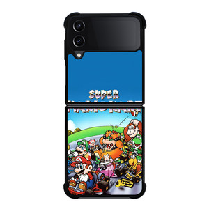 SUPER MARIO KART BROSS NINTENDO GAMES POSTER Samsung Galaxy Z Flip 4 Case Cover