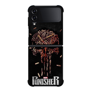 THE PUNISHER SKULL BULLET LOGO FRANK CASTLE MARVEL Samsung Galaxy Z Flip 4 Case Cover THE PUNISHER SKULL BULLET LOGO FRANK CASTLE MARVEL Samsung Galaxy Z Flip 4 Case Cover