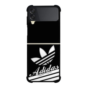 ADIDAS LOGO BLACK RETRO Samsung Galaxy Z Flip 3 Case Cover