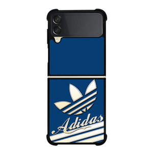 ADIDAS LOGO BLUE RETRO Samsung Galaxy Z Flip 3 Case Cover ADIDAS LOGO BLUE RETRO Samsung Galaxy Z Flip 3 Case Cover
