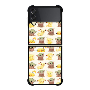 BABY YODA STAR WARS PIKACHU POKEMON Samsung Galaxy Z Flip 3 Case Cover
