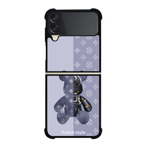 BEARBRICK ROBOT STYLE COOL BEAR Samsung Galaxy Z Flip 3 Case Cover BEARBRICK ROBOT STYLE COOL BEAR Samsung Galaxy Z Flip 3 Case Cover
