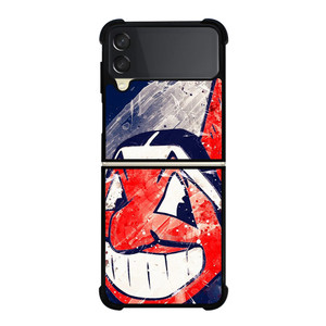 CLEVELAND INDIANS LOGO BASEBALL TEAM MLB ICON Samsung Galaxy Z Flip 3 Case Cover