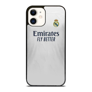 REAL MADRID 2020 HOME JERSEY iPhone 12 Case Cover REAL MADRID 2020 HOME JERSEY iPhone 12 Case Cover