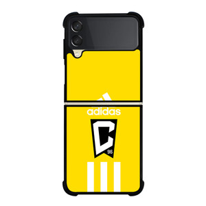 COLUMBUS CREW ADIDAS STRIPES Samsung Galaxy Z Flip 3 Case Cover COLUMBUS CREW ADIDAS STRIPES Samsung Galaxy Z Flip 3 Case Cover