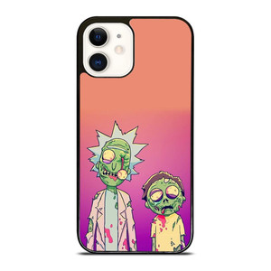 RICK AND MORTY HALLOWEEN ZOMBIES iPhone 12 Case Cover
